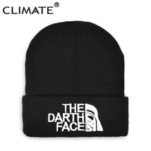 CLIMATE The Darth Face Hat   Men's Winter Warm Hat  Soft  s Hat for Adult Men Wo - £111.90 GBP