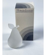 Frosted Glass Pear Kristaluxus Paperweight - £11.00 GBP