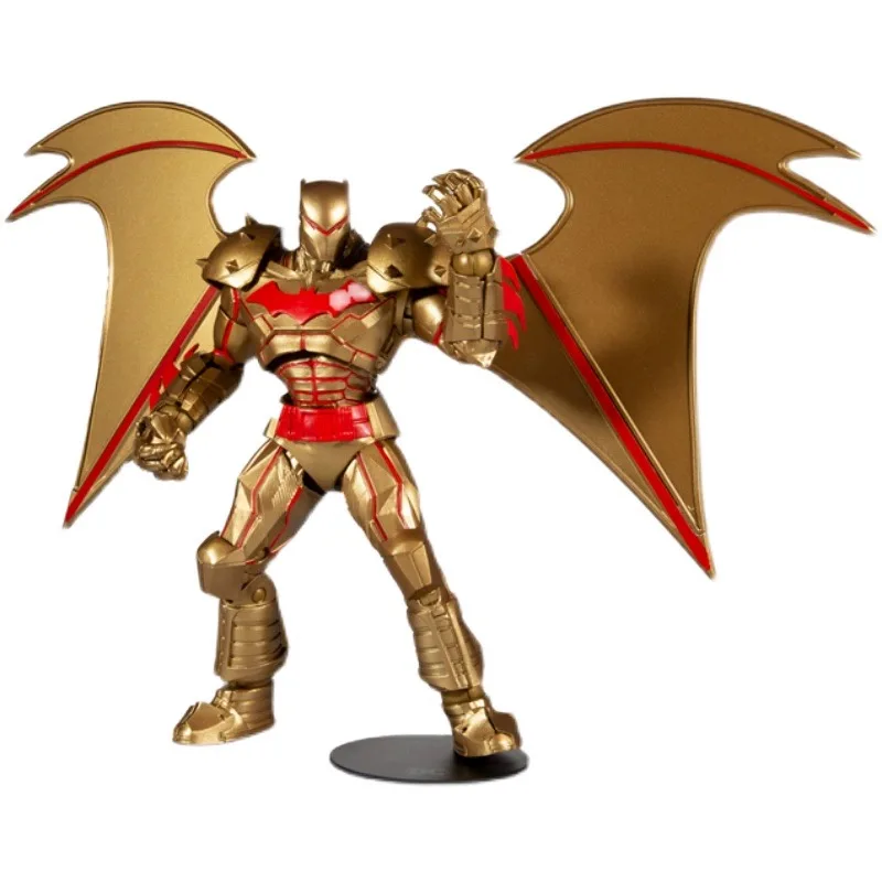McFarlane Toys Cartoon Doll Heavy armour Batman Gold limit 18cm Action F... - £21.96 GBP