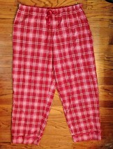 Delicates Pajama Pants Multicolor Women Pocket Size XL Elastic Waist Dra... - £15.02 GBP