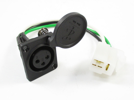 5pcs-XLR3 female Charger Connector socket 3-pin Wiring Assembly Mobility scooter image 2