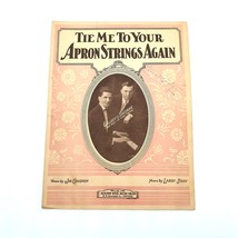 Vintage Sheet Music 1925 Tie Me To Your Apron Strings Again Piano Vocal Ukulele - £14.94 GBP