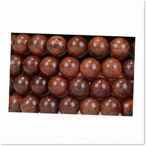 200pcs 8mm Natural Round Rosewood Beads - DIY Handmade Jewelry Making - £27.51 GBP