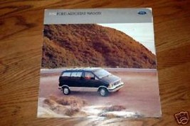 1989 Ford Aerostar Wagon Brochure - $1.50