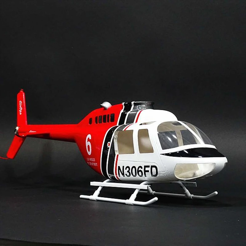 450 size FiberGlass Fuselage for BELL 206 Scale Helicopter - £276.31 GBP