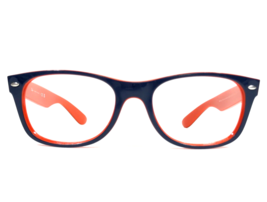 Ray-Ban Eyeglasses Frames RB2132 New Wayfarer 789/3F Navy Blue Orange 52-18-145 - £74.47 GBP