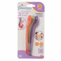 Dreambaby Color Changing Heat Sensitive Spoons - 3 pack - £8.47 GBP