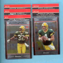 2007 Bowman Chrome Green Bay Packers Football Team Set  - £5.25 GBP