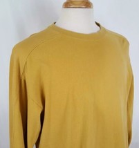 Columbia Sportswear Heavyweight T-Shirt Pullover Long Sleeve Yellow Crew Neck - £11.08 GBP