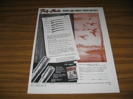 1954 Print Ad Poly Choke for Shotguns Ducks in Flight Hartford,CT - $12.03