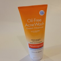 NEUTROGENA Oil-Free Acne Wash Cream Cleanser MicroClear.   - $10.00