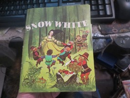 Snow White &amp; The Seven Dwarfs 45 Rpm Book With Record Educational Services - £8.20 GBP