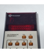 Vintage Rockwell Electronic Calculator 8R  Automatic Percent Tested Works - £10.34 GBP