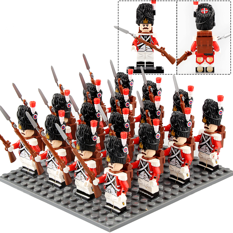Napoleonic Wars Swiss Soldiers the Swiss Grenadier Army 16pcs Minifigures Toy