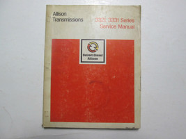 Detroit Diesel Allison Transmissions 3321 3331 Series Service Manual USED OEM x - £92.44 GBP