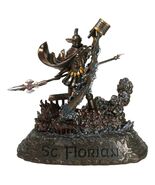 Ebros Large Saint Florian Pouring Water Over Burning Building Statue 10.... - $1,819.58 MXN