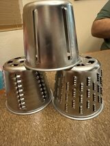 Vtg King Kutter Cones Set Of 3 For Manual Food Processor Slice Shred Sta... - $25.73
