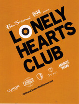 Ben Sherman 944 Presents Lonely Hearts Club @ The Cathouse Promo Card - £3.12 GBP