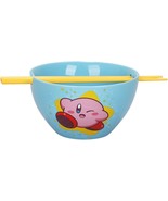 Kirby Blue Ramen Bowl with Logo and Chopsticks - $23.33