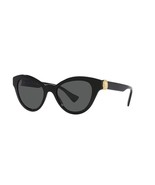 Versace VE4435 GB1/87 Sunglasses Black Frame Dark Grey Lens 52mm - $151.21 CAD