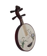 Yueqin Moon lute moon guitar painted Chinese traditional musical instrum... - €309,64 EUR