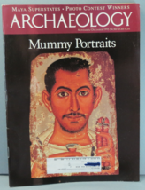 Archaeology Magazine November / December 1995 Mummy Portraits / Maya Superstates - £9.24 GBP