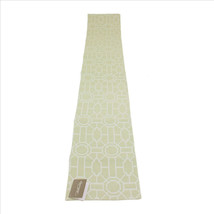 C&amp;F&#39; Home Trellis Sandstone Green Table Runner 13x72 inches Geometric Pa... - $24.72