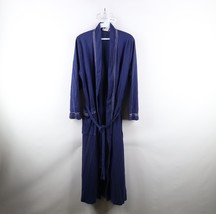 Vintage 70s Streetwear Mens Large Satin Striped Velour Belted Bath Robe ... - $1,097.26 MXN