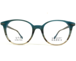 Scott Harris Eyeglasses Frames SHX-012 3 Brown Horn Blue Round 50-19-145 - $70.06