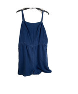 Old Navy Womens Short Sz XL Blue Summertime Shorty Romper with Pockets - £11.67 GBP