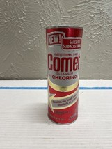 COMET CLEANSER Super Chlorinol Disinfects Red LABEL Unopened Vintage - $21.73
