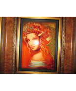 &quot;Woman of The Spring&quot; Painting By Csaba Markus Signed &amp; numbered ornate ... - £475.19 GBP