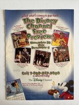 1995 The Disney Channel Vintage Magazine Print Ad Advertisement - £5.53 GBP