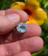 Aquamarine Pendant, Approx. 3.5  cwt. Natural Earth Mined . Appraised for $270US - £117.94 GBP