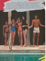 Scott Baio teen magazine pinup clipping barefoot girls pool shirtless 2 ... - $130.47 MXN