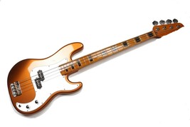 MUSOO BRAND 4 string electric bass in yellow color - $281.38