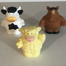 Tomy Animals Toys Lot Of 3  Cow Sheep Horse T7 - $5.93