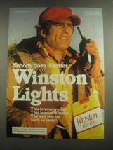 1982 Winston Lights Cigarettes Ad - Nobody does it better - $18.49