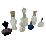Miniature Glass Perfume Bottles Empty Vintage Lot Of 7 - $375.76 MXN