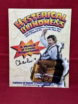 Signed Hysterical Blindness Souvenir Program Broadway Play VTG 1994 with Tickets - £39.04 GBP