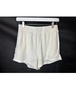 Soft Ivory Fleece Women’s Gym Athletic Shorts Pockets Elastic Waist *See... - $20.25 CAD