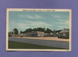 Linen Postcard 1950s Newport Motor Court Tennessee TN - £3.92 GBP