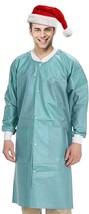 Disposable Lab Coats for Adults, 2X-Large. Pack of 50 Teal Blue SMS Knee Leng... - $163.57