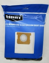 9 Hart 6-16 Gallon Standard Vacuum Dust Bags Vdbm 3701 Shop-Vac Vacs - £19.58 GBP