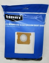 9 Hart 6-16 Gallon Standard Vacuum Dust Bags Vdbm 3701 Shop-Vac Vacs - £19.54 GBP