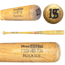 Todd Helton Game Used 1998 Rookie Year Baseball Bat COA Team Colorado Ro... - €2.187,37 EUR