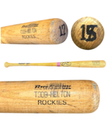Todd Helton Game Used 1998 Rookie Year Baseball Bat COA Team Colorado Ro... - $2,499.95