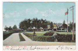 Maryland Country Club Baltimore MD 1907 postcard - $5.94