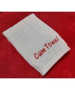 ADULT Embroidery Washcloth Towel Cum Towel Red Thread - £7.07 GBP