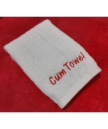 ADULT Embroidery Washcloth Towel Cum Towel Red Thread - £7.07 GBP